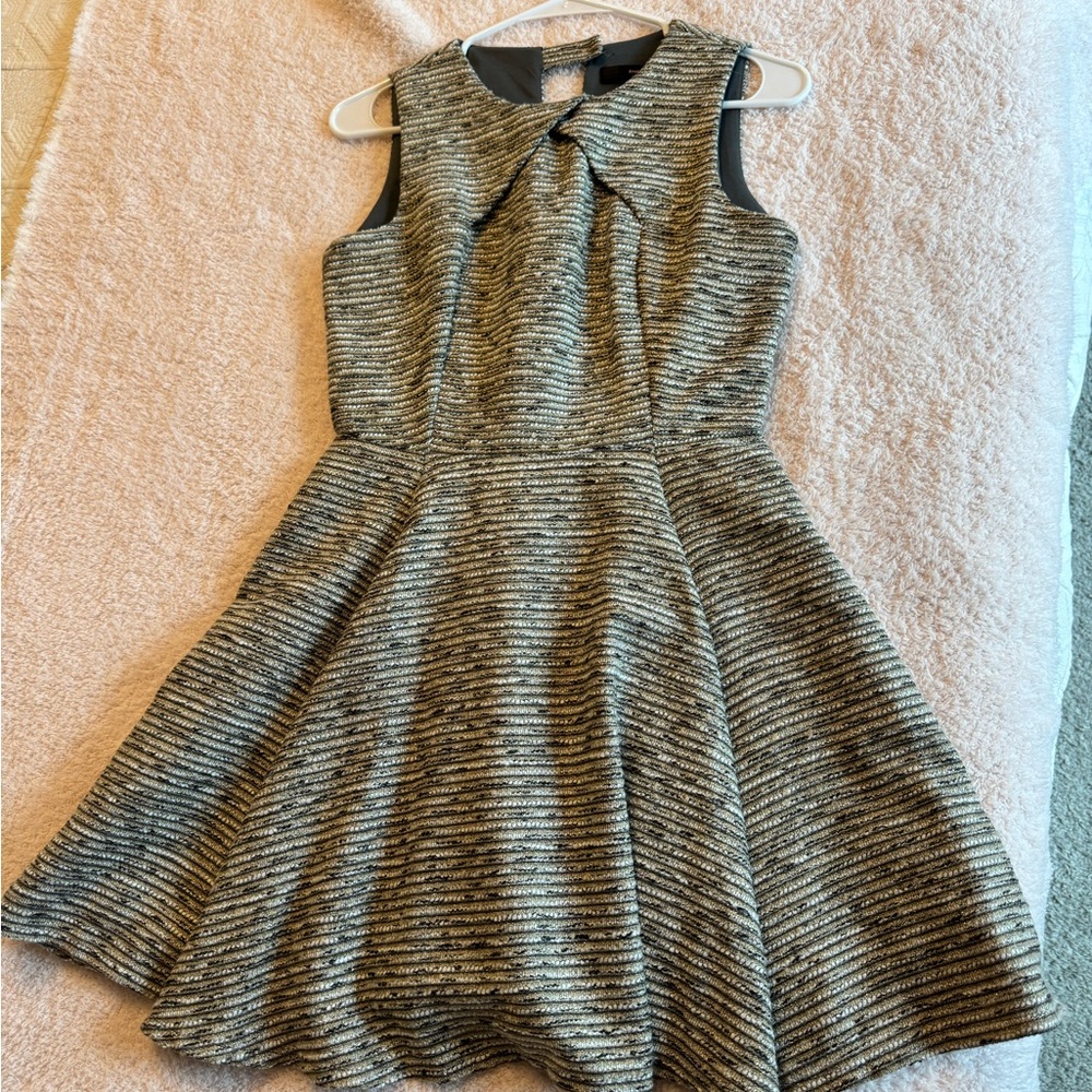 Stylish Gray Shimmer Dress